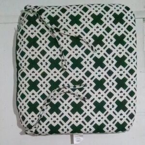 Geometric Black and White Cushion